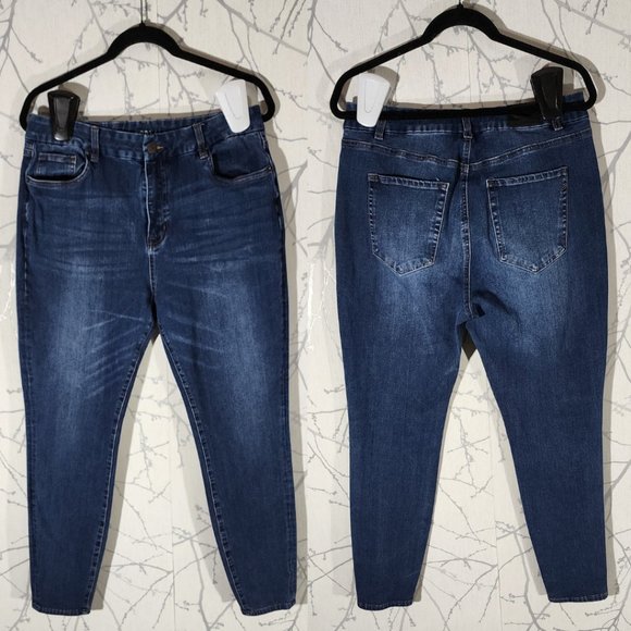 Aeropostale Dark Wash High Rise Curvy Jeggings - Picture 5 of 6